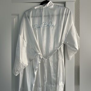 The Bride silk robe.